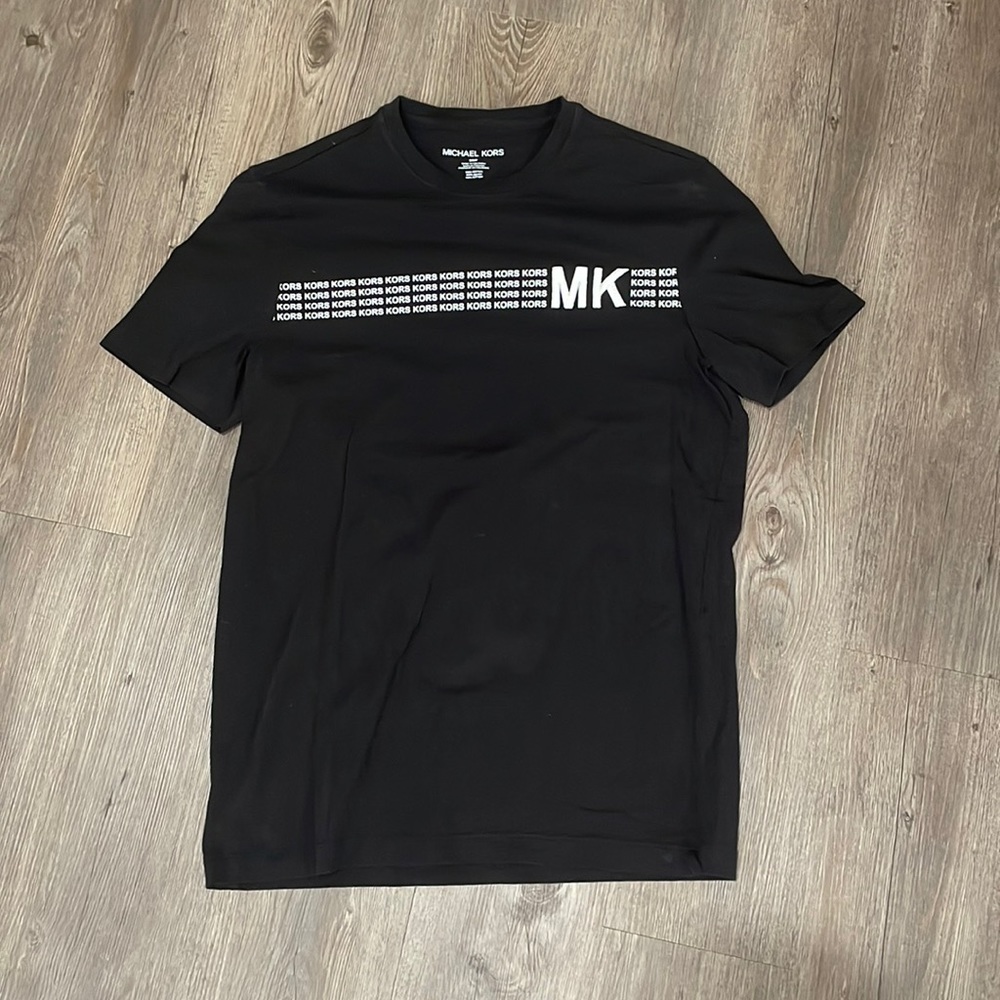 Michael Kors black short sleeve crew neck Tee